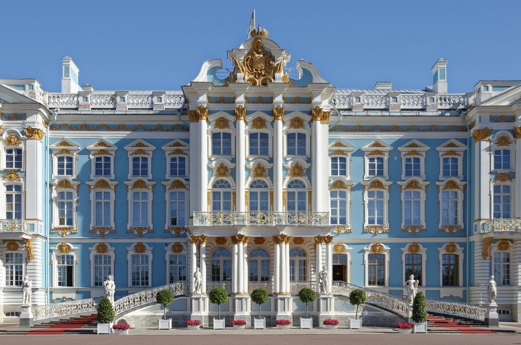 Wspaniały pałac w Rosji